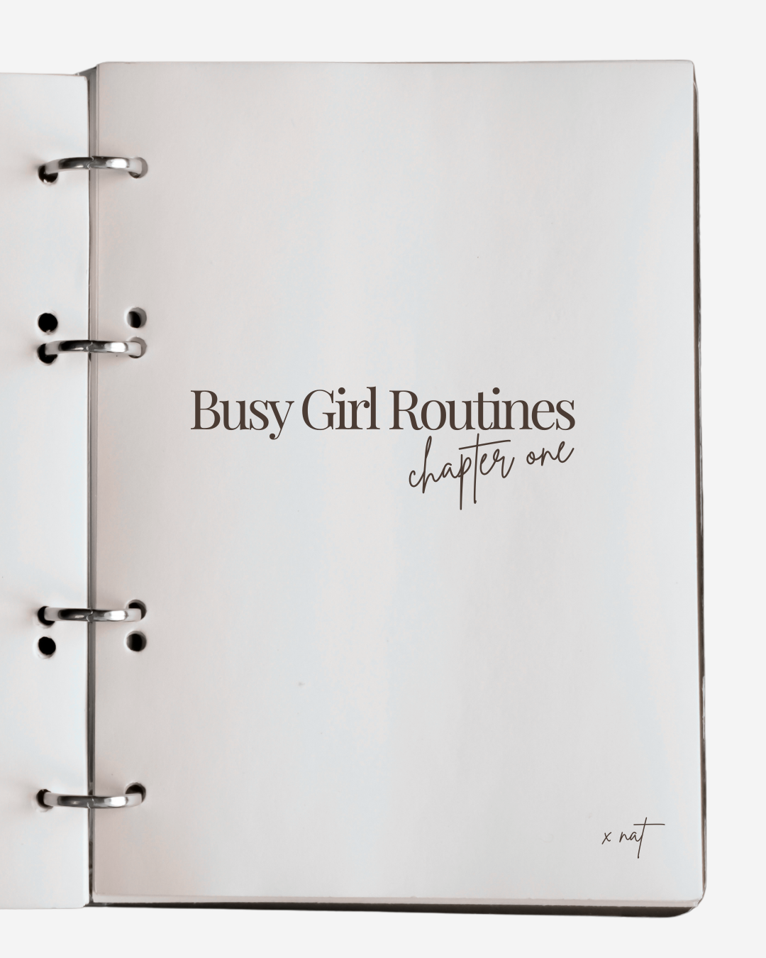 Busy Girl Routines: Chapter One